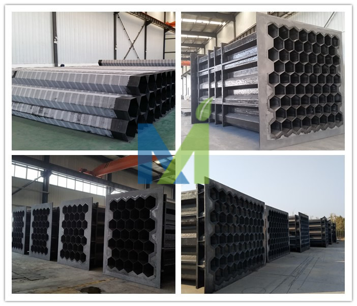 生產(chǎn)好待發(fā)貨的玻璃鋼陽(yáng)極管束