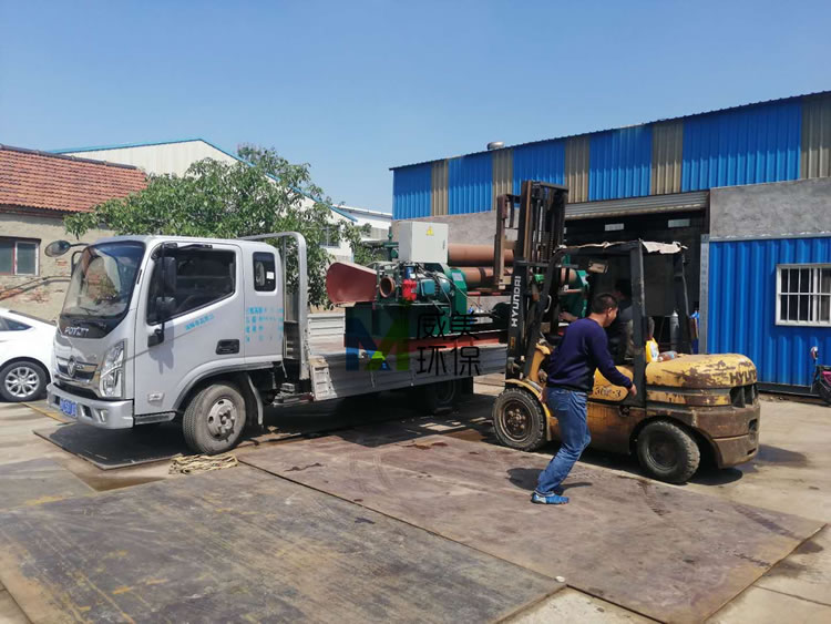 河北威美環(huán)保山東脫硫塔項目開始施工