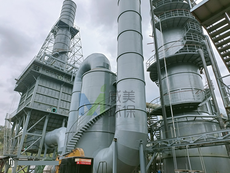 湖北煙氣濕法脫硫+濕電除塵器項目開始調試運行