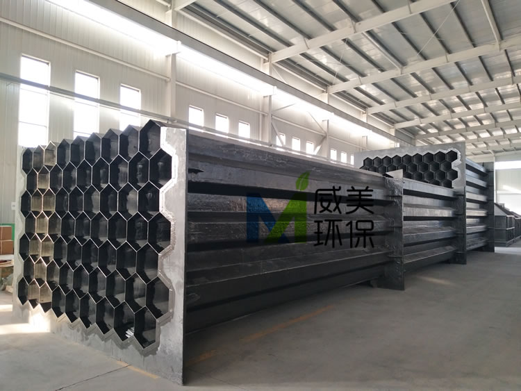 拼裝式的濕式靜電除塵器陽極系統-玻璃鋼陽極管束