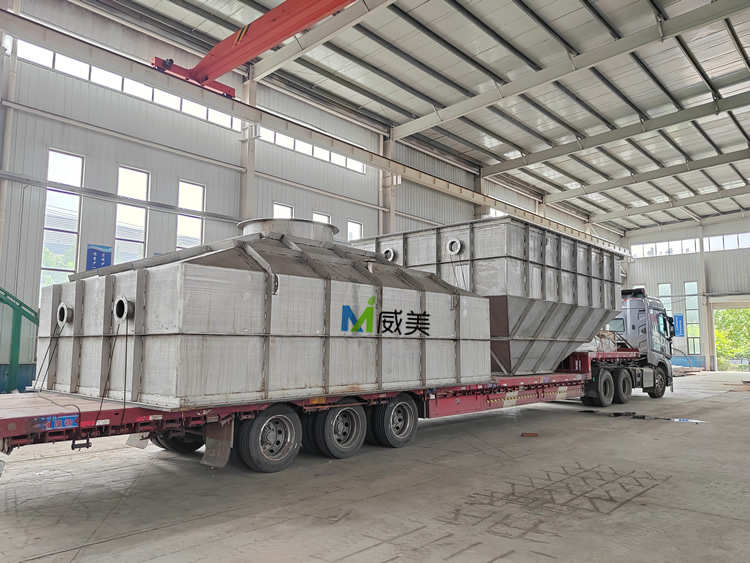 濕電除塵器發貨寧夏 應用于氫氰酸尾氣治理項目